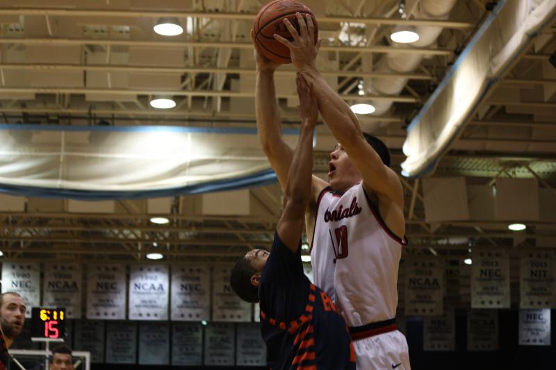 Matty McConnells 12 point 10 rebound double-double was not enough as Robert Morris fell to Wagner on the road.