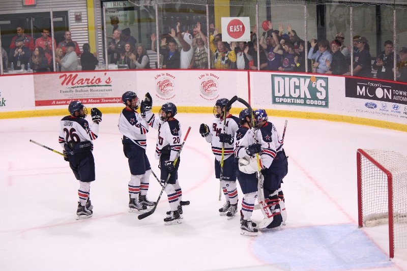 The Colonials rebounded from the night before to take down Bentley and savage a game of the weekend series.