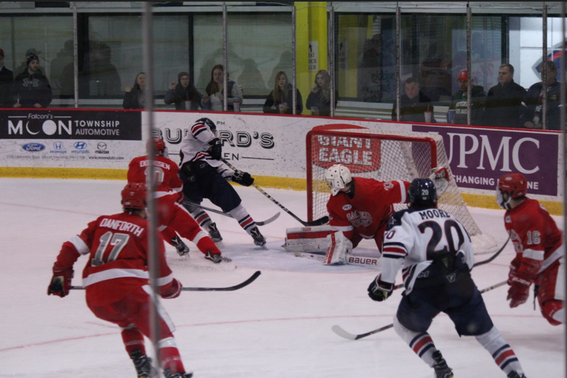 Robert Morris fought until the very end but dropped game one of the weekend against Bentley.