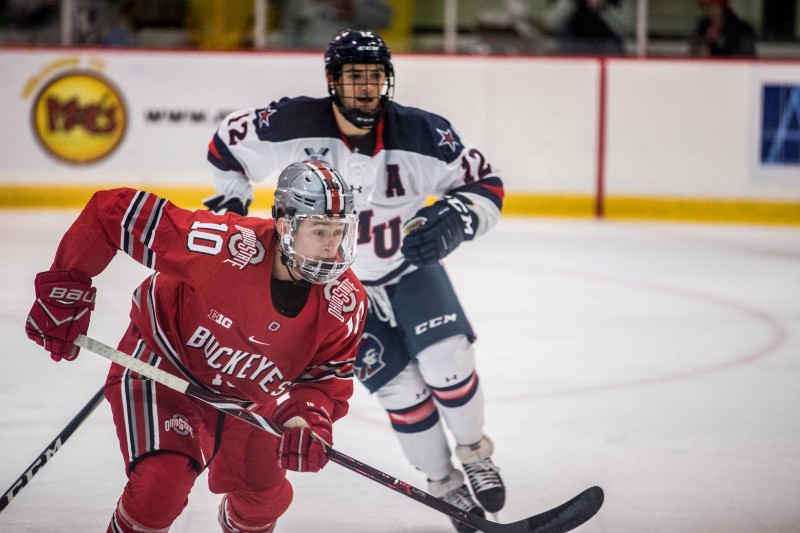 On Saturday, October 26th, the RMU Mens Hockey team took on Ohio State at 7:05pm.