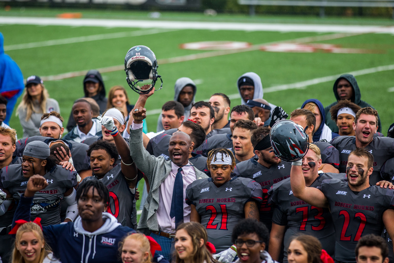 Eric McAllister discusses how RMU footballs growth as a team has paid dividends on the field