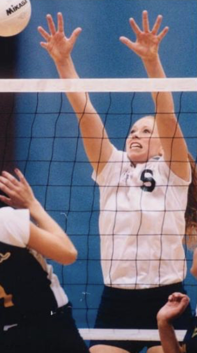 Katie Noble was named to the Northeast Conference Volleyball Mount Rushmore team this week. Photo Credit: RMU Athletics