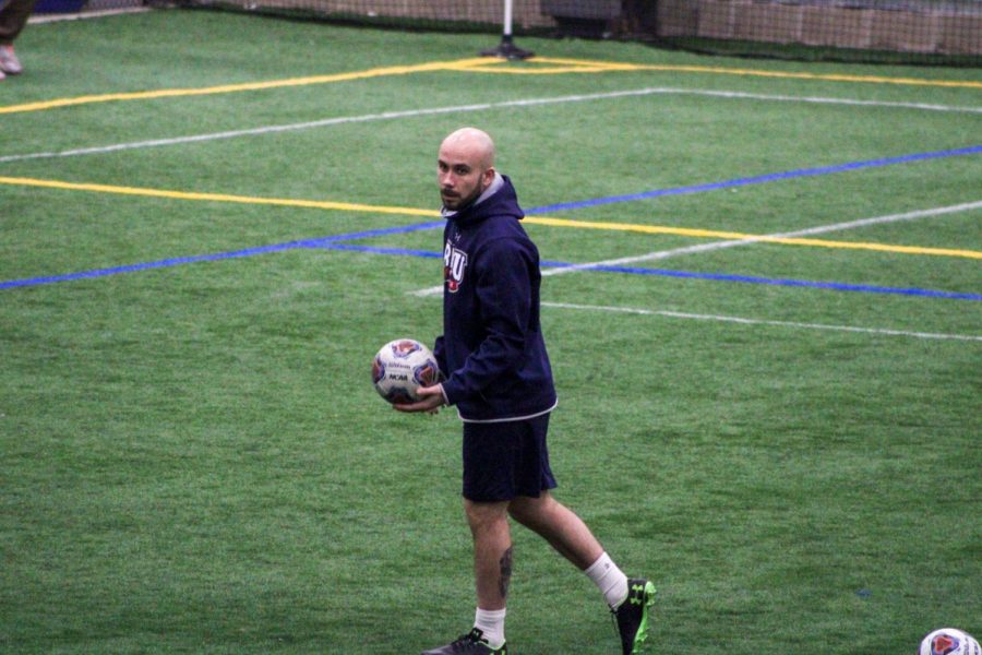 Matty Evans was named assistant coach of mens soccer. Photo Credit: Tyler Gallo