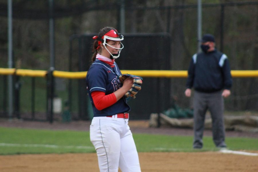 Dana+Vatakis+allowed+just+one+run+in+the+second+game+as+the+Colonials+split+their+series+with+YSU.+Photo+Credit%3A+Ethan+Morrison