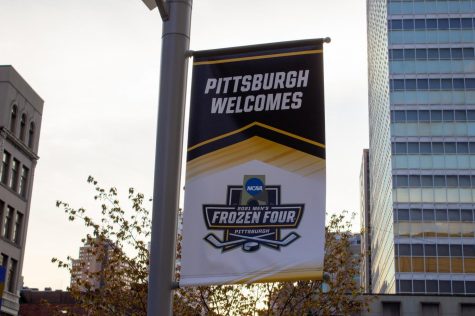 The Frozen Four came to Pittsburgh and was hosted by Robert Morris for the first time since 2013. Photo Credit: Allison Breisinger