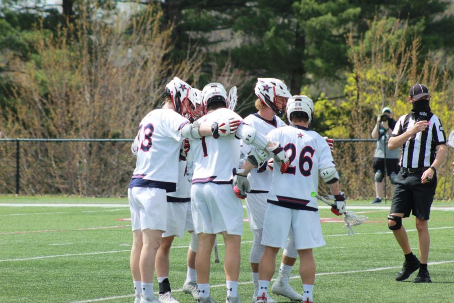 The Colonials celebrate one of Ryan Smiths goals on Saturday. Photo Credit: Ethan Morrison