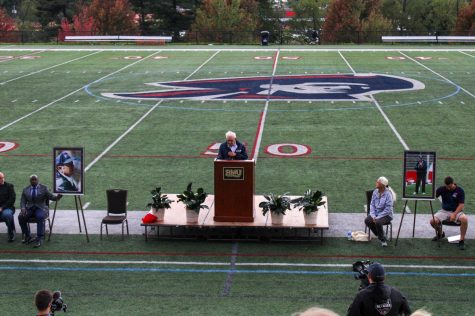 RMU Football honored Joe Waltons memory.