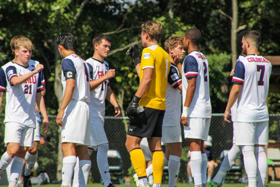 RMU+mens+soccer+has+clinched+its+first+postseason+berth+since+2017.+Photo+credit%3A+Tyler+Gallo