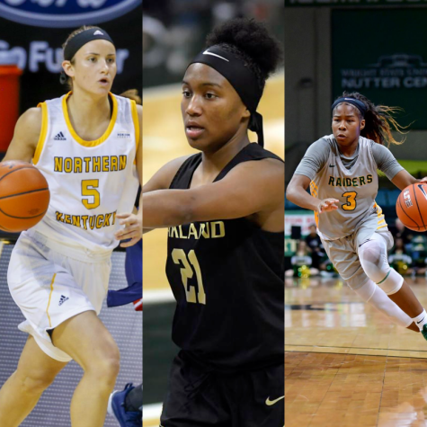 Kevin Plowcha breaks down his teams that rank 4-6 in the Horizon League womens basketball slate. Northern Kentucky (left), Oakland (center) and Wright State (right)