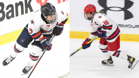 Former Robert Morris forwards Brittany Howard & Lexi Templeman ink free-agent deals with the Toronto Six Photo credit: RMU Athletics & Ethan Morrison
