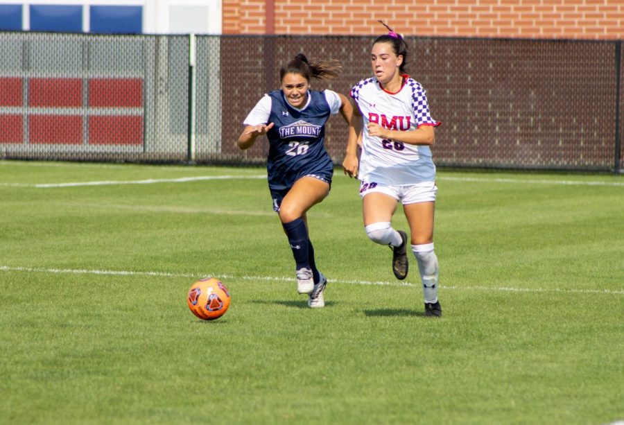 The Colonials play in a 1-1 draw for second consecutive game against UMass on Sunday afternoon Photo credit: Bailey Noel