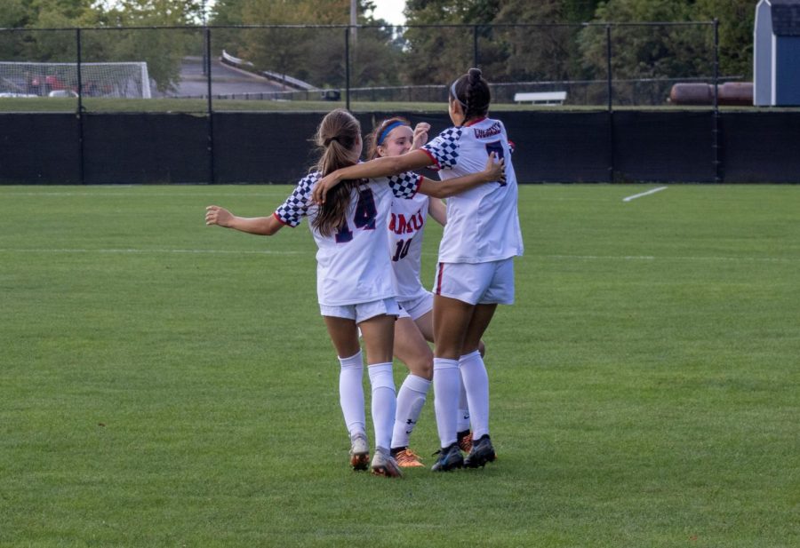The Kayla Veloso-Lima goal was the difference in Sunday afternoons win over the UMBC Retrievers Photo credit: Nathan Breisinger