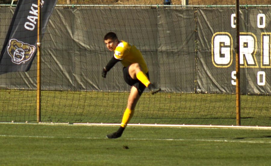 Friedrich Petrelli had 12 saves in the loss to Oakland