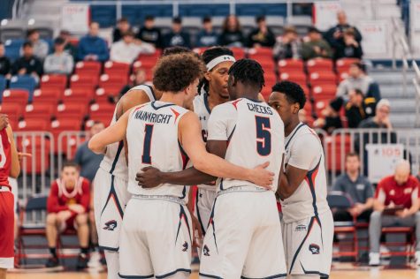 The mens basketball team is hosting a playoff game for the first time since the 2020 NEC Championship Game Photo credit: Kyle Le