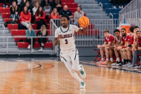 Green spent two seasons at Robert Morris averaging 9.7 points per game, 3.8 assists per game, shooting 41.5 percent from the field and 33 percent from beyond the 3-point arc. Photo credit: Kyle Le