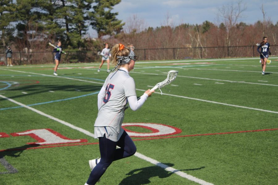 Lilli Hadden had three goals and two assists in the win over Queens