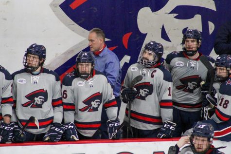 Derek Schooley returns as head coach, entering his 19th year at Robert Morris, including a two year hiatus after the program was cut in 2021 Photo credit: Tyler Gallo