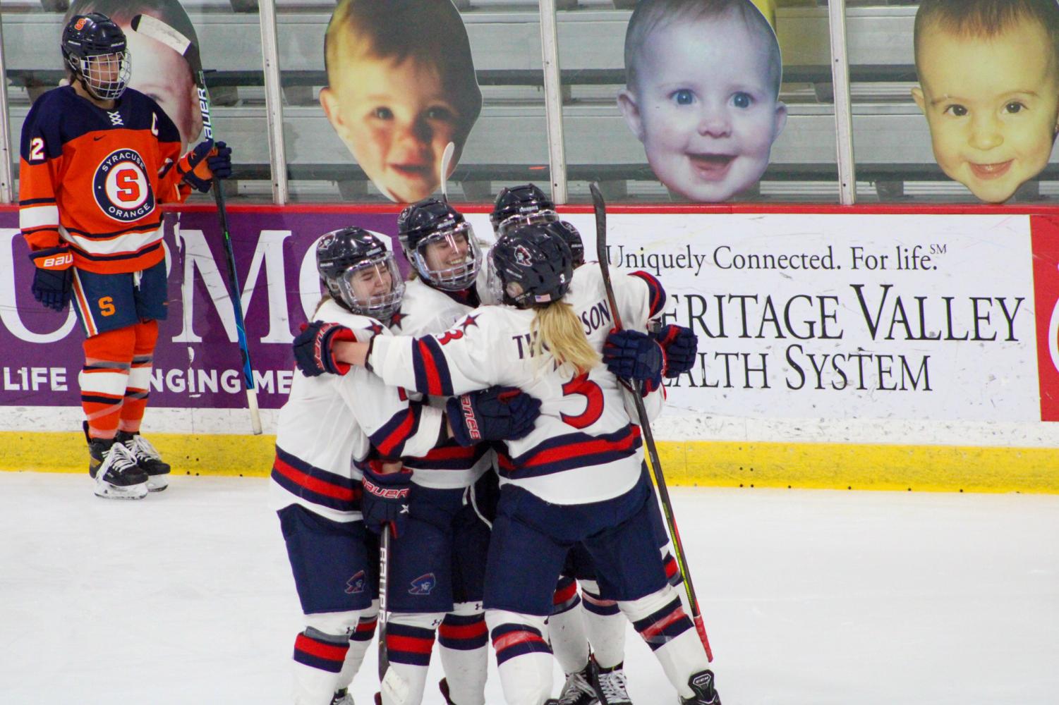 Women's Hockey Drops CHA Tournament Opener to Penn State