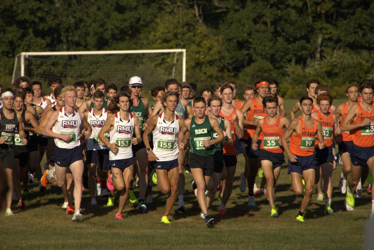 The+cross-country+teams+return+to+Youthtowne+for+the+RMU+Mid-Major+Invitational.+Photo+credit%3A+Payton+Hostetler