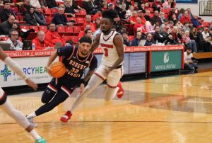 Josh Corbin hit six three-pointers in the 87-77 loss to Youngstown State